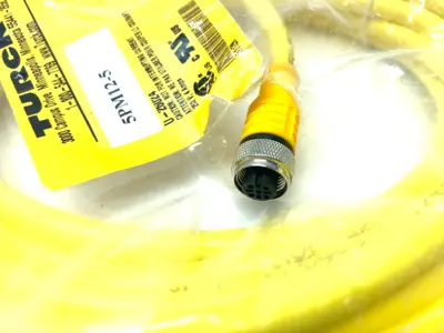 USED TURCK EUROFAST SINGLE ENDED CORDSET 5-PIN M12