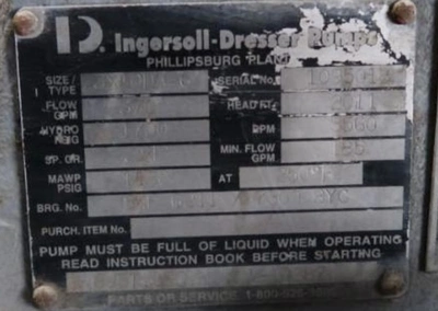 USED Ingersoll Dresser 3x10DA