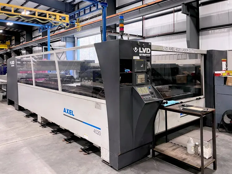 Used 2009 LVD AXEL 4020 Laser Cutters Illinois US | Machine Factory Outlet #1262852