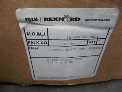 Falk 1020G52 Rigid Hub & 1020G/2GF Spacer Assembly New NIB