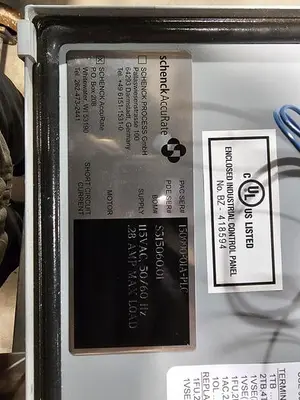 USED SCHENCK ACCURATE SACMASTER