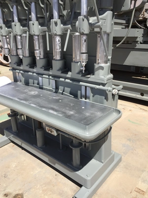 6 Spindle Buffalo Production Drill; #2 MT; 14” x 66” Tbl;
