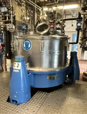 (2) Ellerwerk 735 C perforate basket centrifuges, Hastelloy C-22.