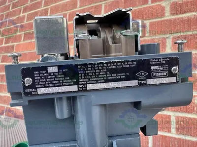 Used FISHER CONTROLS V150 STAINLESS STEEL 1" AIR OPERATED / PNEUMATIC VEE-BALL VALVE Valves/Fittings California US | Equipment Lab #485730