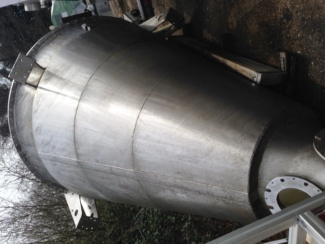 4,000L S/S JKTD Vacuum Conical J. H. Day Mixer Model 1225MBX