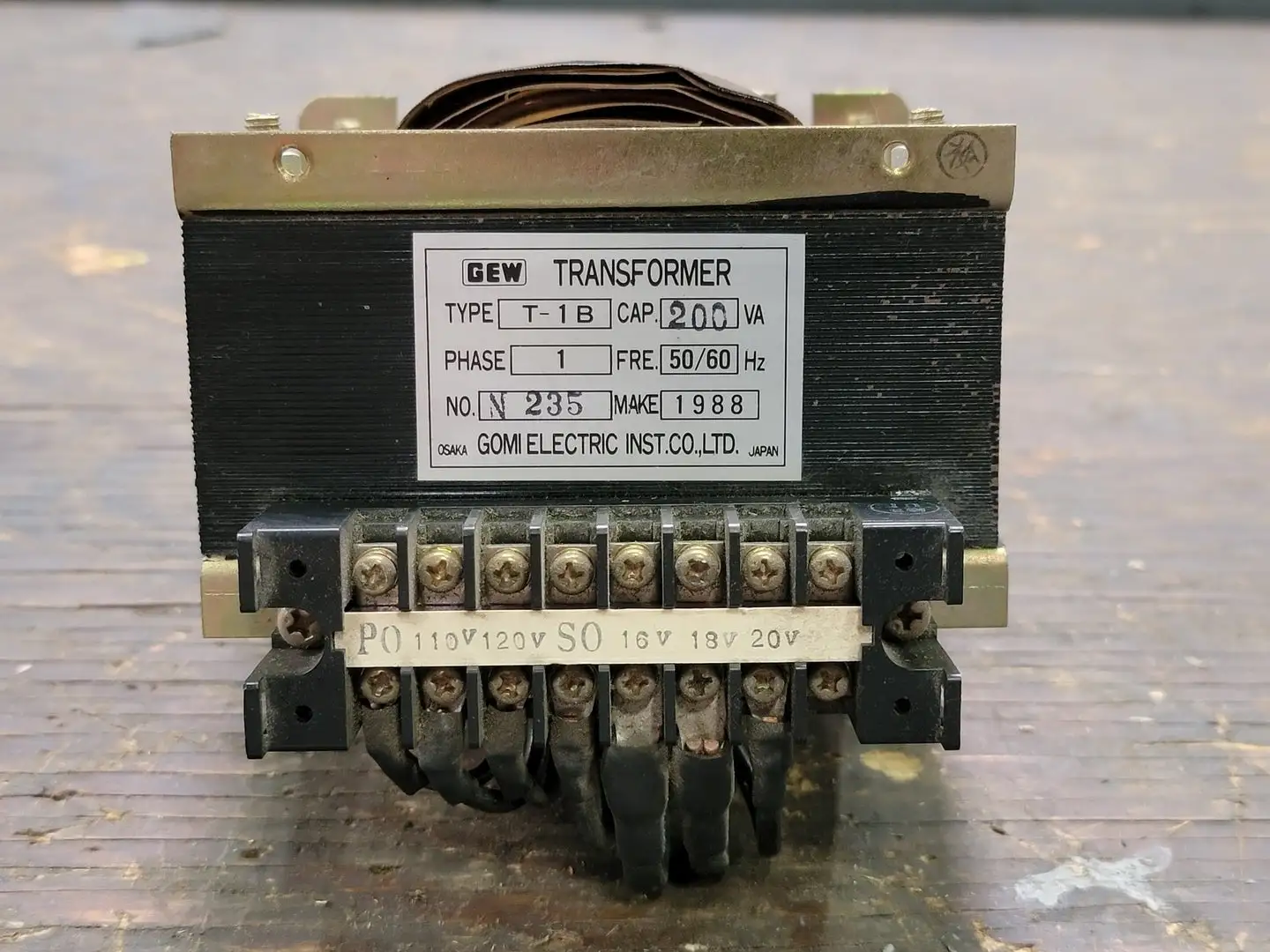 USED GOMI ELECTRIC T-1B