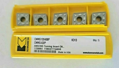 KENNAMETAL 5 Pcs CNMG 432 P K313 Carbide Inserts Turning Lathe 120408 P New