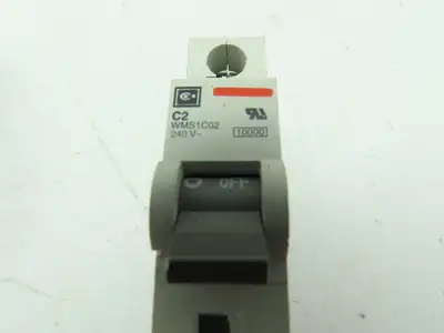 Cutler Hammer WMS1C02 Circuit Breaker, 2 Amp 240 VAC Single Pole LOT of 10
