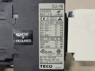 USED TECO CNS2930
