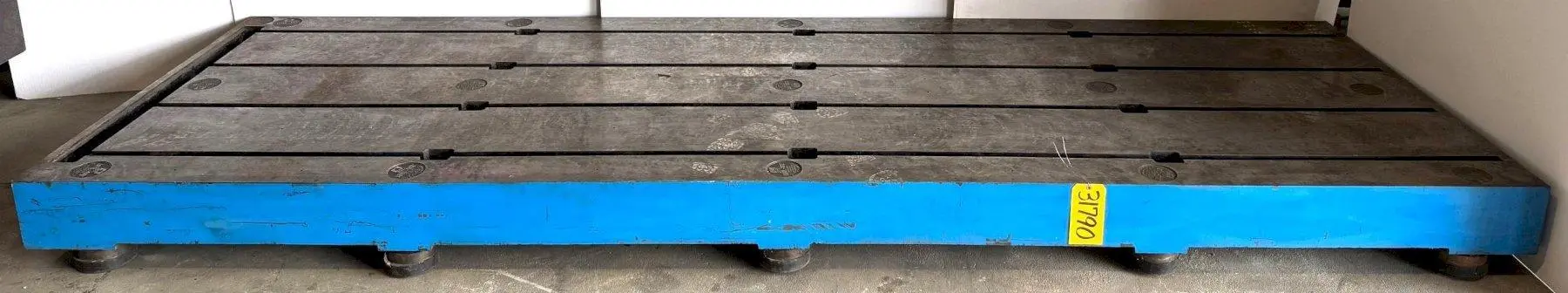 48" x 144" Bay Cast/Level-Tite Surface Plate, 7" Thick, T-Slotted, Nice