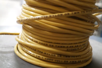NEW ENCORE WIRE MACHINE TOOL WIRE YELLOW 14
