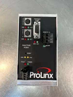 Used PROSOFT 5605-RIO-PDPS PLC Input & Output | Palmetto Automation #1155077