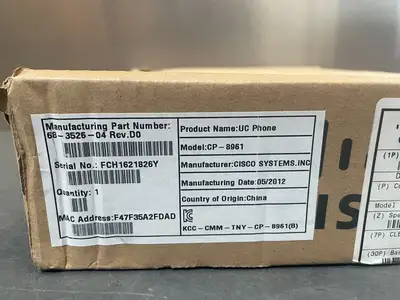 USED Cisco Cisco CP-8961