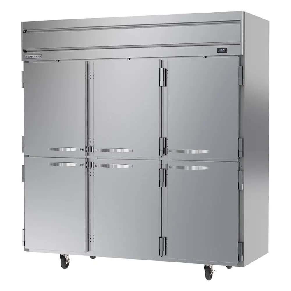 Beverage-Air HFS3HC-1HS 78" Horizon Series Three Section Reach In Freezer, (6) Left/right Hinge Solid Doors, 115v