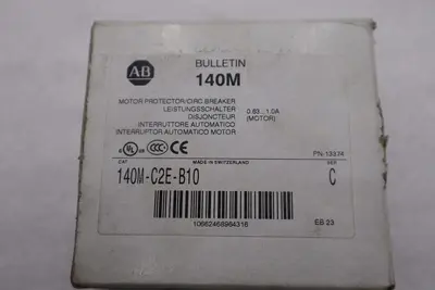 ALLEN BRADLEY 140M-C2E-B10 SER.C CIRCUIT BREAKER MOTOR PROTECTOR #H730A