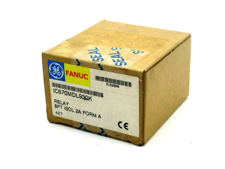 New | in-Stock GE FANUC 8PT 2A FORM A IC670MDL930K Relays & Switches Michigan US | SB Industrial Supply #811377