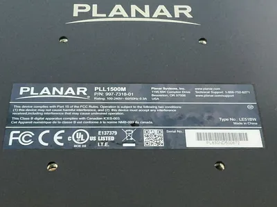 Used PLANAR PLL1500M Commercial Audio/Visual Equipment Ohio US | HGR 24 #1406299