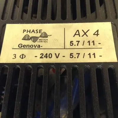 USED PHASE MOTION CONTROL AX4 AX-4