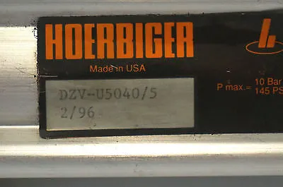 NEW HOERBIGER ORIGA DZV-U5040/5 PNEUMATIC CYLINDER DZVU0405