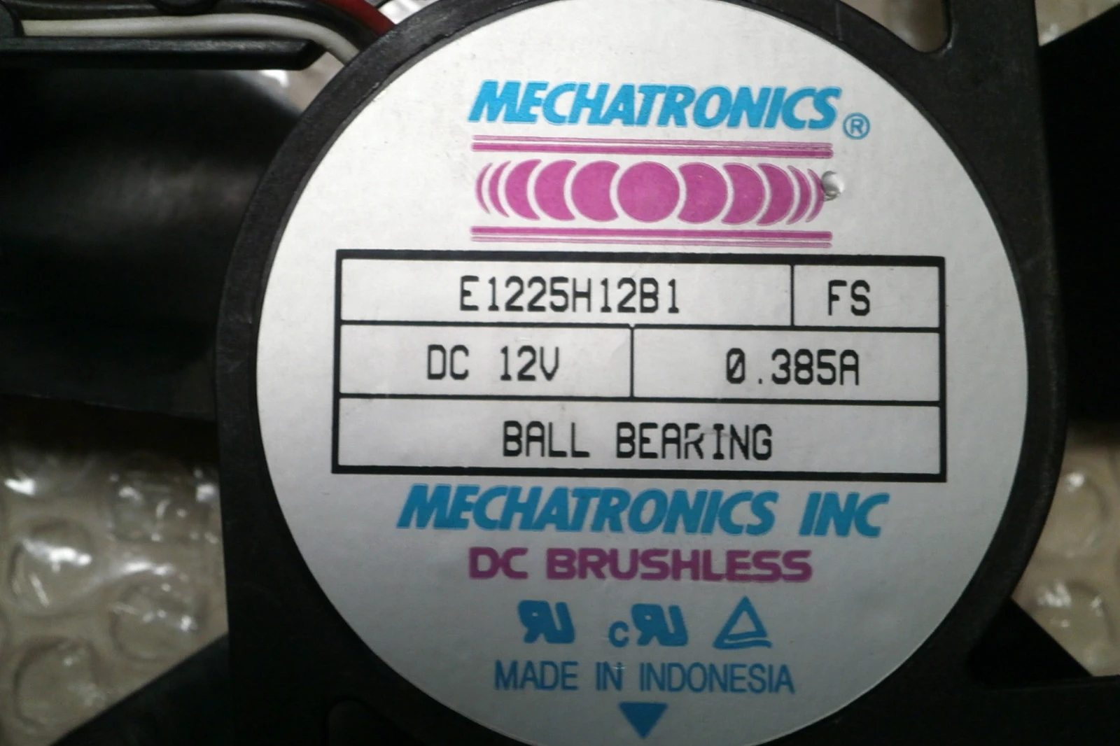 USED Mechatronics Fan - E1225H12B1