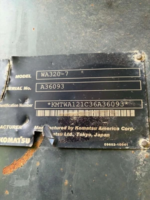 Used 2017 KOMATSU WA320-7 Wheel Loaders Virginia US | ABN Services #1362024