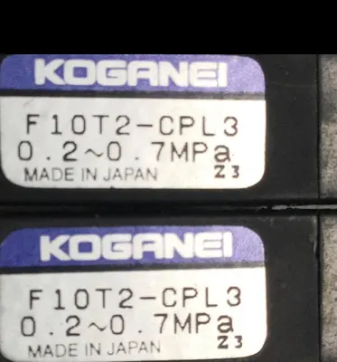 Used KOGANEI F10M10AJ Valves/Fittings Michigan US | Ideal Machinery #705989
