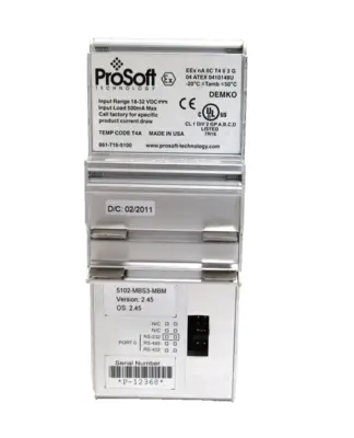 NEW PROSOFT 5102-MBS3-MBM MODBUS SLAVE PORT EXPANDER 5102MBS3MBM