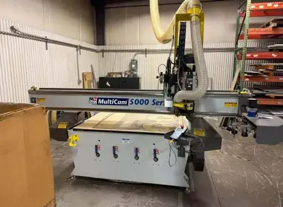 2018 MULTICAM 5000 SERIES Used 3 Axis CNC Routers | PlastiMach Corp (2)