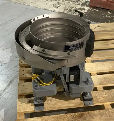 Used Vibromatic Vibratory Bowl Feeder, 12" Bowl ID, 14" Bowl OD Vibratory Bowl Feeder Michigan US | Maverick Industrial Sales #1514632