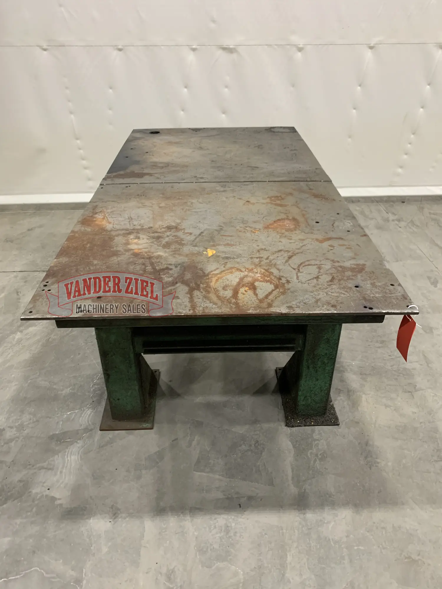 96 1/2" x 48 1/4" Welding Table, 36 1/2" High