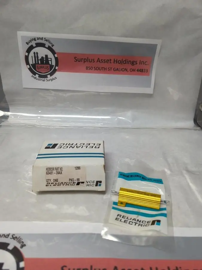 New | in-Stock RELIANCE ELECTRIC 63481-39AX Miscellaneous Equipment (Electrical & Power) | Surplus Asset Holdings #1199852