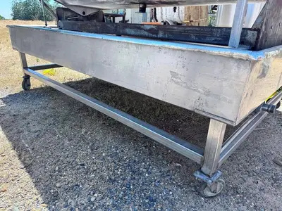 Cooling Pan, Stainless Steel, 5-1/2' x 8'2", #5991803