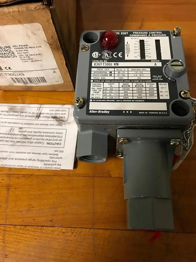 New | in-Stock ALLEN-BRADLEY 836T-T300JX9 Miscellaneous Equipment (Electrical & Power) | Surplus Asset Holdings #1188412