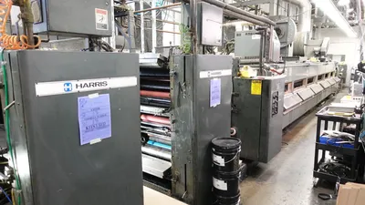 HARRIS GRAPHICS M110-series short-grain 8-page commercial web offset presses Commercial Web Offset | Machinery Solutions Group, Inc. (2)
