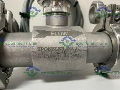 USED SPONSLER SP714 EXPLOSION PROOF AMPLIFIER W/ 21" TURBINE FLOW METER