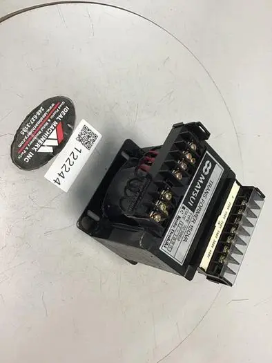 Used MATSUI 723869 Transformers Michigan US | Ideal Machinery #598011