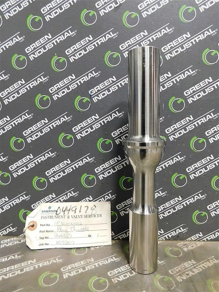 Emerson 1F3610X0012 Plug Throttle for a CR-Unit 5 HIP Drain Regulator New
