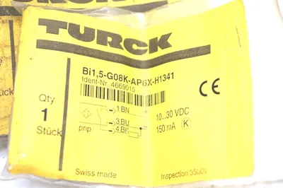 3 NEW TURCK BI1.5-G08K-AP6X-H1341 PROXIMITY SWITCH 4669015 BI15G08KAP6XH1341