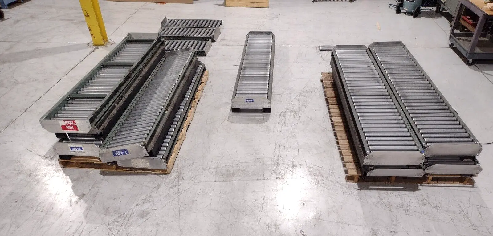 Used Hytrol Medium Duty Gravity Roller Conveyor LOT OF 95 FT Roller Conveyors Michigan US | Maverick Industrial Sales #1398692