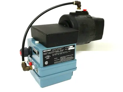 USED ECKARDT 6-986-530 I-P POSITIONER WITH SAUNDERS PISTON ACTUATOR P6986-530B