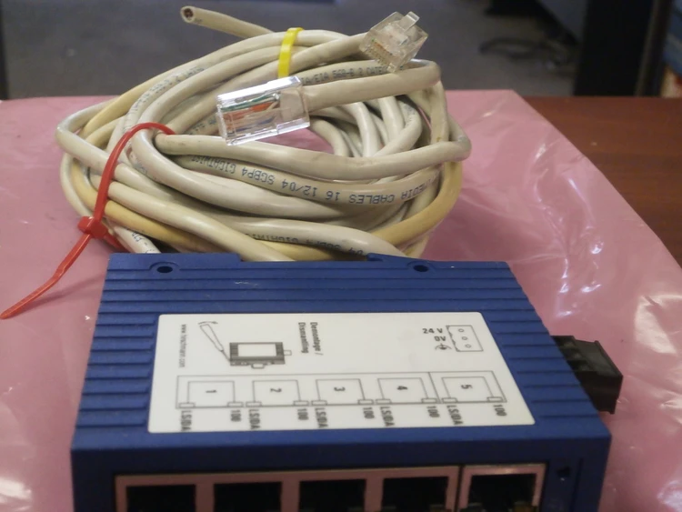 Used HIRSCHMANN SPIDER 5TX PLC Ethernet Equipment Arizona US | ASSET CONVERSION SPECIALISTS, INC. #321575