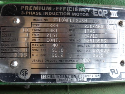 USED VICKERS #: PVB15 RSY 40