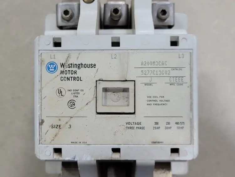Used WESTINGHOUSE A200M3CAC Switchgears British Columbia CA | Lenmark #242427
