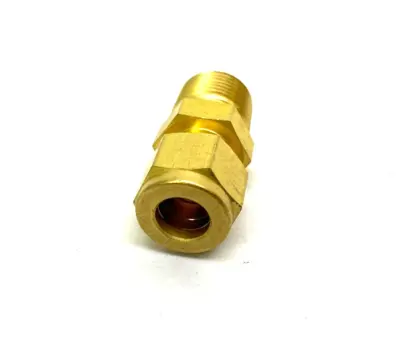 B-600-1-6 | Swagelok  Brass Straight Compression Fitting 3/8" Tube to 3/8" NPT - New Other