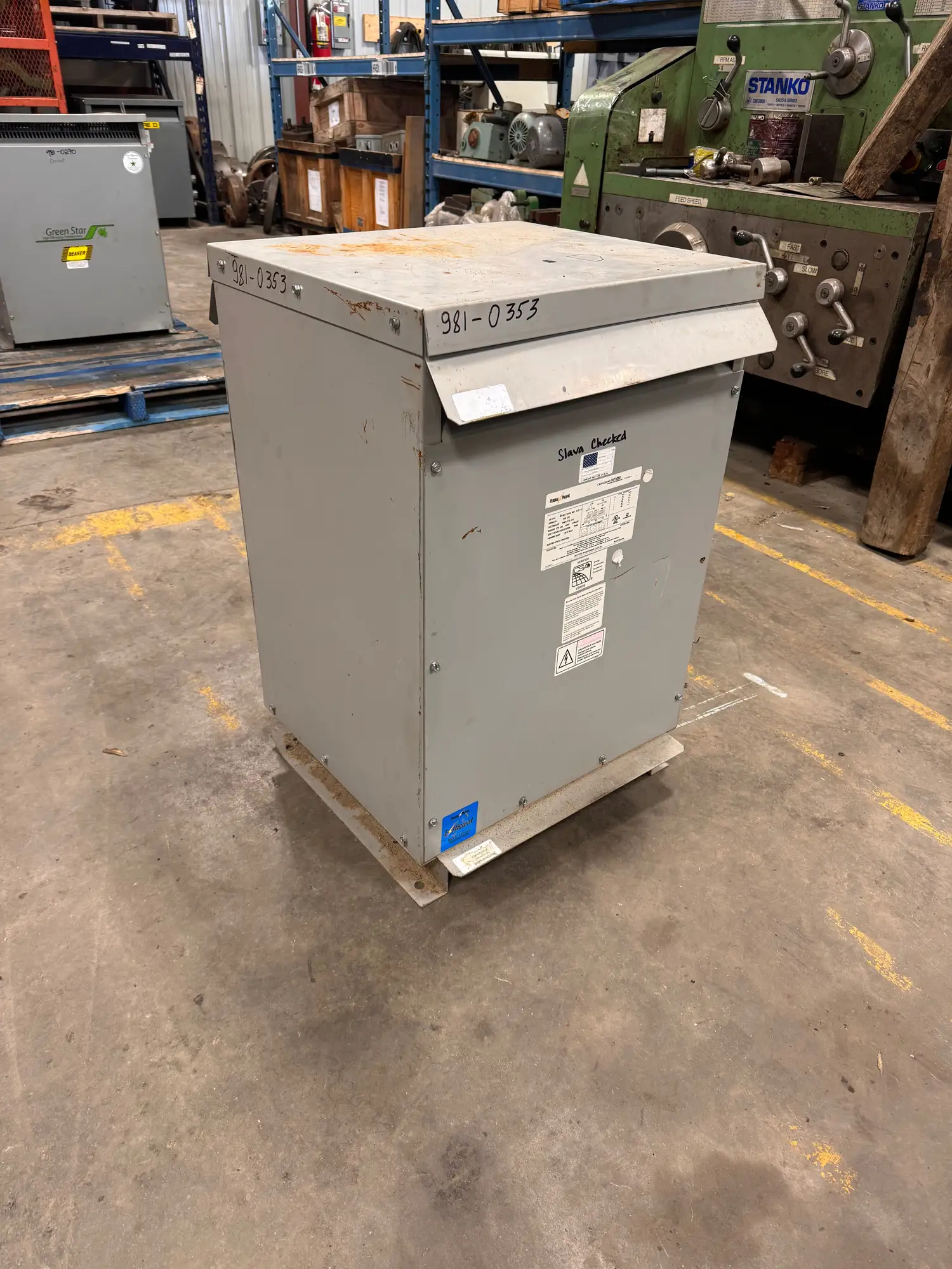 30 KVA 600v to 208Y/120V Isolation Multi-tap Transformer