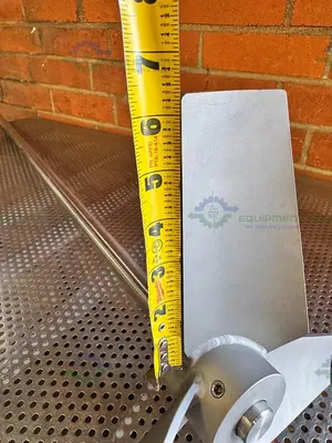 Used 56" STAINLESS STEEL MIXING SHAFT 1" DIAMETER W/ 13" IMPELLER Agitator Shaft California US | Equipment Lab #1415114