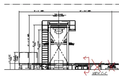 Used Moellers Automatic Stretch Hooding System – 40 Loads per Hour, Variable Frequency Drive