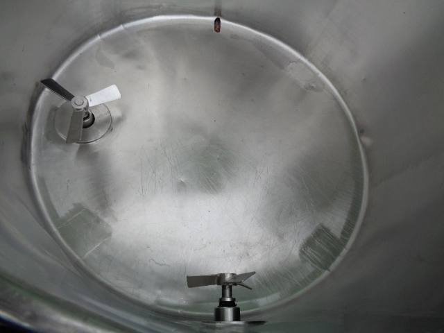 890L S/S Open Top Vertical Mixing Tank
