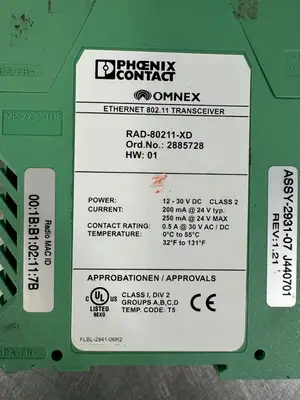 USED PHOENIX CONTACT Phoenix Contact Rad-80211