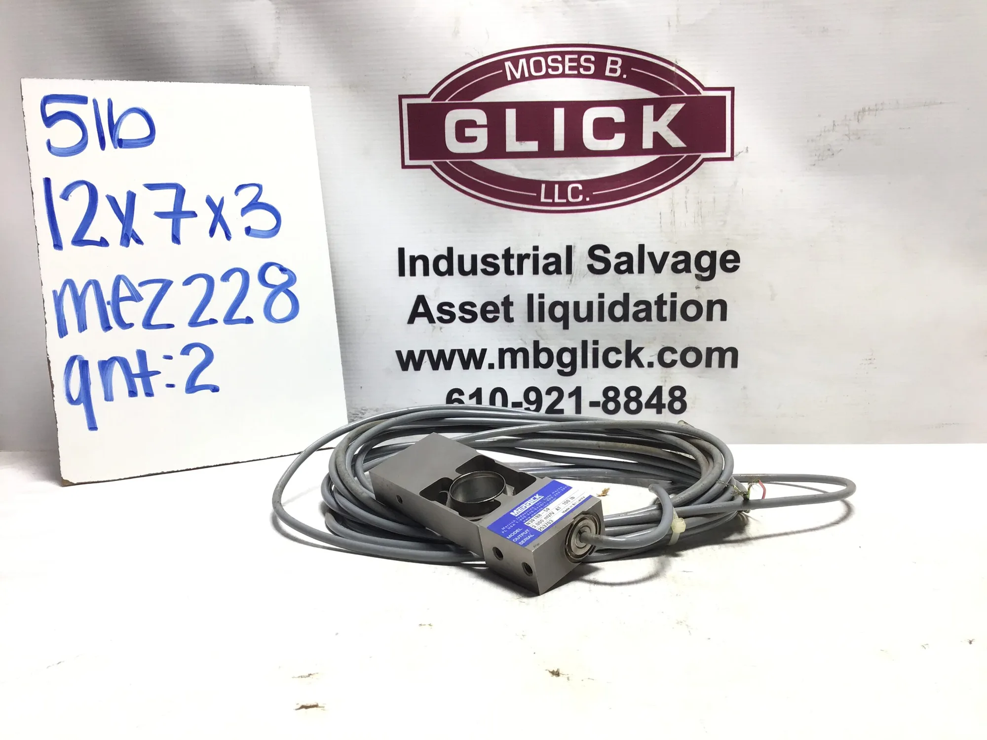 Merrick N39188-59 Load Cell Transducer Output